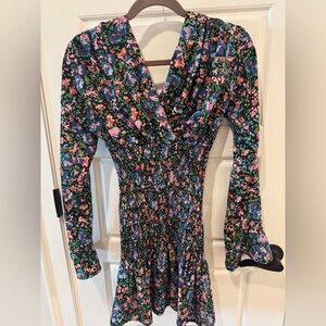 Nasty Gal Multicolor Floral Tea Dress